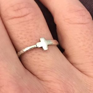 Silpada Sterling Silver Cross Ring